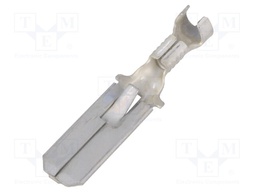 Terminal: flat; 6.3mm; 0.8mm; male; 0.8÷2.1mm2; crimped; for cable