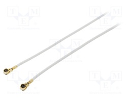 Cable: coaxial; U.FL,both sides; female; angled 90°; female; 1m