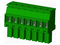 Connector: pluggable terminal block; plug; female; angled 90°