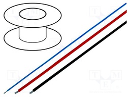 Wire; ÖLFLEX® HEAT 205 SC; stranded; Cu; 1x6mm2; FEP; blue