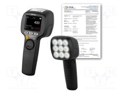Tachometer; LCD; 60÷999999rpm (optical method); 210x57x90mm