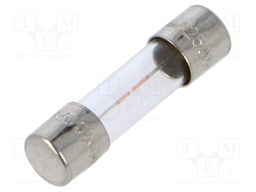 Fuse: fuse; medium time-lag; 125mA; 250VAC; cylindrical,glass