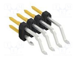 Connector: pin strips; pin header; male; PIN: 8; 2mm; SMT; 2x4; 100V