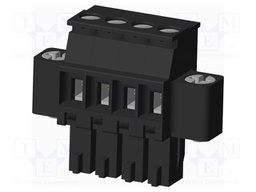 Connector: pluggable terminal block; plug; female; angled 90°