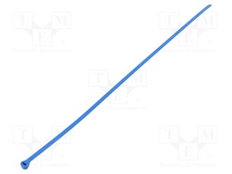 Cable tie; with metal; L: 186mm; W: 4.8mm; polyamide; 220N; blue