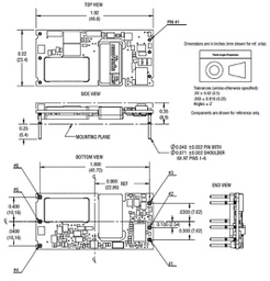 Converter: DC/DC; 30W; Uin: 9÷36V; Uout: 5VDC; Iout: 6A; DIP; 15g; THT