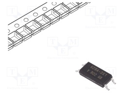 Optocoupler; SMD; Channels: 1; Out: transistor; Uinsul: 5kV; Uce: 80V