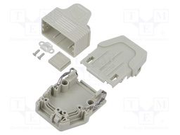 Enclosure for connectors: D-Sub; D-Sub 9pin,D-Sub HD 15pin