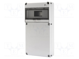 Enclosure: for modular components; IP65; wall mount; grey