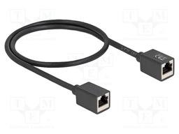 Extender Ethernet; S/FTP; Cat: 6a; RJ45 socket,both sides; 500mm