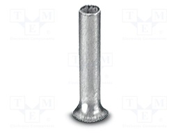 Tip: bootlace ferrule; non-insulated; copper; 1mm2; tinned; 6mm