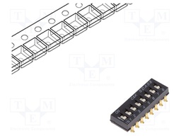 Switch: DIP-SWITCH; Poles number: 8; OFF-ON; 0.025A/24VDC; Pos: 2