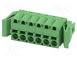 PCB connector, nominal cross section: 2.5 mm2, color: green,