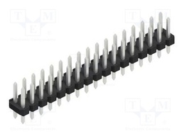 Connector: pin strips; pin header; male; PIN: 34; 2.54mm; THT; 2x17