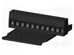 Connector: pluggable terminal block; plug; female; straight; 300V