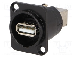 Adapter; USB A socket-front,USB B socket-back; FT; USB 2.0