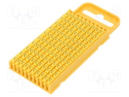 Markers for cables and wires; Label symbol: C; 4.3÷5.3mm; yellow