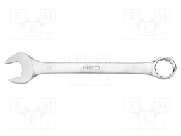 Wrench; combination spanner; 30mm; Chrom-vanadium steel; L: 340mm