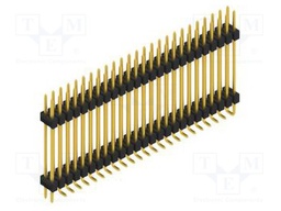 Connector: pin strips; pin header; male; PIN: 50; 2.54mm; SMT; 2x25
