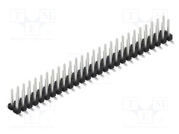 Connector: pin strips; pin header; male; PIN: 54; 2.54mm; SMT; 2x27