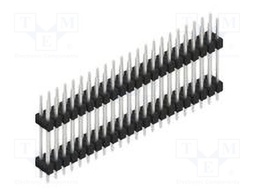 Connector: pin strips; pin header; male; PIN: 44; 2.54mm; THT; 2x22