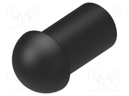 Stopper; polyamide; black; L: 13.7mm; -20÷100°C; Entrelec; Size: 11