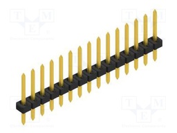 Connector: pin strips; pin header; male; PIN: 15; 2mm; THT; 1x15