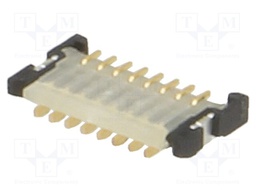 Connector: FFC (FPC); horizontal; PIN: 8; NON-ZIF,bottom contacts