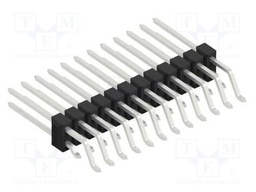 Connector: pin strips; pin header; male; PIN: 24; 2.54mm; SMT; 2x12
