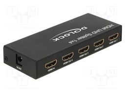 Splitter; HDMI 2.0; 3D,4K,EDID,HDCP 1.4,HDCP 2.2,HDR,UHD 2160p
