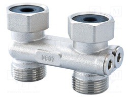 Connector; cross,straight