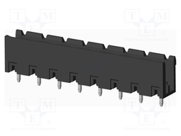 Connector: pluggable terminal block; socket; male; on PCBs