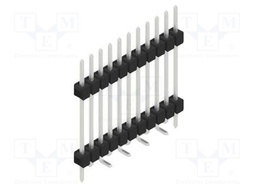 Connector: pin strips; pin header; male; PIN: 11; 2.54mm; SMT; 1x11