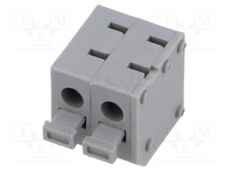 Connector: PCB terminal block; HX; 8A; 300V; terminal; PIN: 2; 5mm
