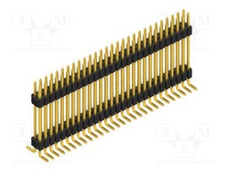 Connector: pin strips; pin header; male; PIN: 56; 1.27mm; SMT; 2x28