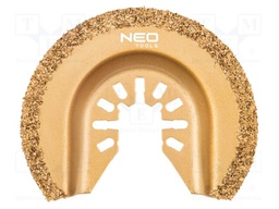 Cutting wheel; 64mm; ceramics,multitool; half round