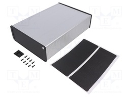 Enclosure: with panel; 1457U; X: 280mm; Y: 191mm; Z: 68mm; aluminium