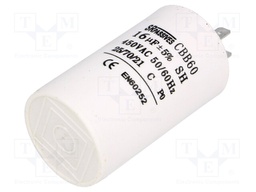 Capacitor: motors, run; 16uF; 450V; Ø40x70mm; -25÷70°C; ±5%; 3000h