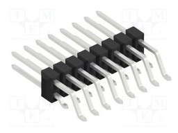 Connector: pin strips; pin header; male; PIN: 16; 2.54mm; SMT; 2x8