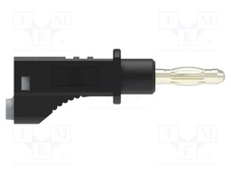 Test lead; 60VDC; 30VAC; 12A; banana plug 4mm,both sides; black
