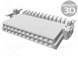 Connector: PCB to PCB; female; PIN: 24; 1.27mm; Series: har-flex