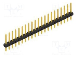 Connector: pin strips; pin header; male; PIN: 21; 2mm; THT; 1x21