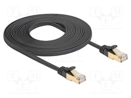 Patch cord; U/FTP; Cat: 6a; RJ45 plug,both sides; 5m; textile