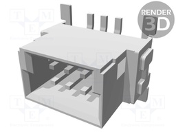 Connector: PCB to PCB; male; PIN: 6; 1.27mm; Series: har-flex; 2.3A