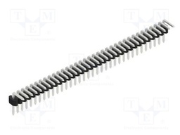 Connector: pin strips; pin header; male; PIN: 35; 1.27mm; THT; 1x35
