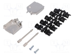 Enclosure: for D-Sub connectors; D-Sub 9pin,D-Sub HD 15pin