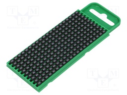 Markers for cables and wires; Label symbol: 0; 0.8÷2.2mm; black