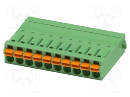 PCB connector, nominal cross section: 1.5 mm2, color: green,