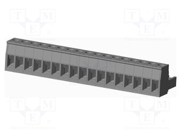 Connector: pluggable terminal block; plug; female; straight; grey