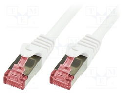 Patch cord; S/FTP; 6; stranded; Cu; LSZH; grey; 7.5m; 27AWG